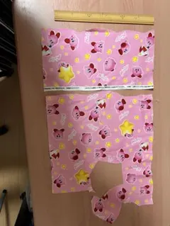星のカービィ ピンク 綿プリント生地