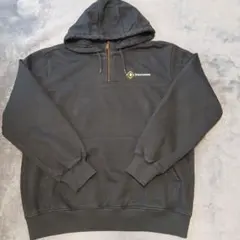 Carhartt レインディンフェンダー　企業刺繍　ハーフジップパーカー　L