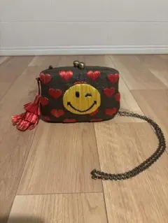 Serpui（セルプイ） ハート＆スマイリーフェイスショルダーバッグ