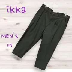 イッカ 半端丈 パンツ メンズ チノパン カジュアルパンツ カーキのサムネイル