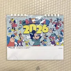 ミッキーマウス 2026年カレンダー