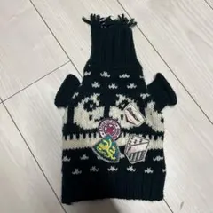 ニット犬服 サイズ1 ダークグリーン