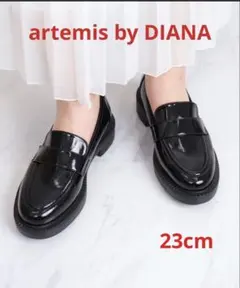 ☆最終お値下げ☆ artemis by DIANA 軽量厚底ローファー23cm