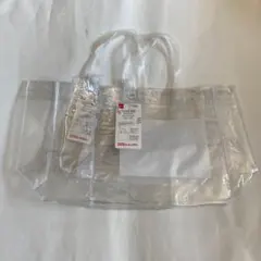 【2個】クリアバッグ 内ポケット付 ビニールバッグ 推し活 品薄 ダイソー290のサムネイル