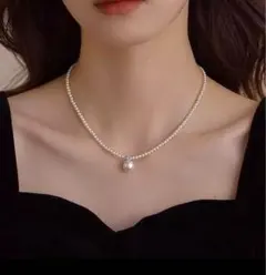 パールネックレス　チョーカー