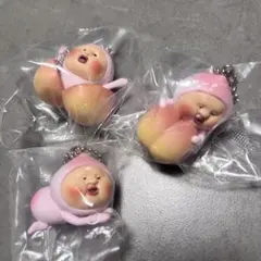 こびとづかん カクレモモジリ 3個セット ガチャ
