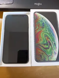 極美品　箱、美品完備　iPhonexsmax　64g
