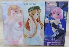 雷*電様 BiCute 美少女　フィギュア　３種セット　アスナ　喜多川海夢　モモ