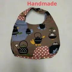 ハンドメイド、大判グラニーバッグ