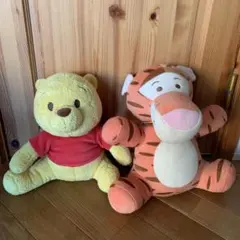 くまのプーさんとティガー ぬいぐるみセット