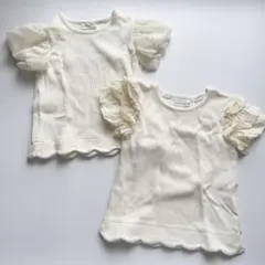 mamaraku 95cm 半袖カットソー 2着セット まとめ売り