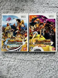 Wii ワンピース アンリミテッドクルーズ　EP1 EP2 2本まとめ売り