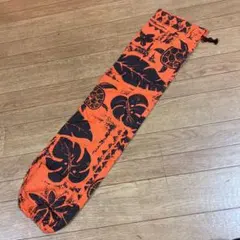 パウケース　フラダンス　新品　オレンジ　ハンドメイド
