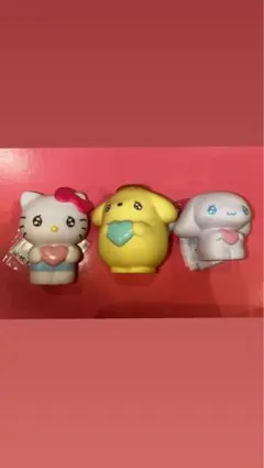 ハローキティ・シナモロール・ポムポムプリンのフィギュア