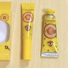 ロクシタン限定品スパイシーオレンジラテハンドクリームとネイルオイルセット