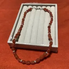 ビンテージレディース天然石ネックレス