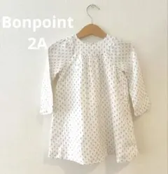 Bonpoint ボンポワン　2A 長袖ワンピース