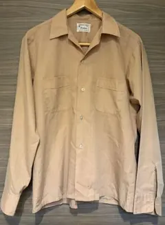 ヴィンテージ オープンカラーシャツ permanent press 60s〜