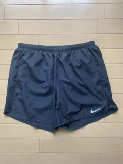 NIKE ナイキ ランニングパンツ インナー付 メンズ 黒ブラック　XLサイズ