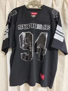 L】Supreme 25AW Bones Football Jersey 黒 - メルカリ