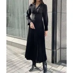 【COCO DEAL（ココディール）】ニットコルセットワンピース