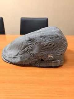 BURBERRY BLACK LABEL ハンチング帽 グレー チェック