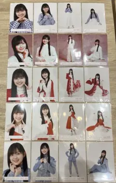 櫻坂46 松本和子 生写真 20種 摩擦係数 赤白 赤緑 水色 ギンガムチェック 櫻坂46 松本和子 生写真 20種 摩擦係数 赤白 赤緑 水色 ギンガム