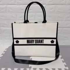 MARY QUANT × EATME トートバッグ　ホワイトのサムネイル