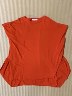 アメリカンホリック　Tシャツ　カットソー　チュニック　半袖　M オレンジ