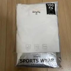 SunnyHug 体操服 長袖 白 150cm