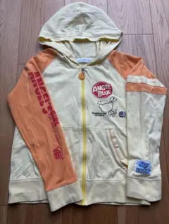 平成レトロ エンジェルブルー ジップアップジャケット ナカムラくん