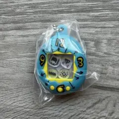 たまごっち　シャカシャカチャームコレクション　　まるっち　ブルー　カプセルトイ