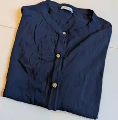 CINEMA CLUB ネイビー カーディガン 長袖