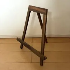 빈티지 레트로 나무 접이식 이젤 탁상 그림 사진 프레임 음악 스탠드