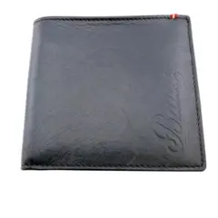 【BALLY(バリー) 二つ折り財布 ブラック レザー】のサムネイル