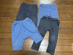 デニム パンツ レギンス 4枚セット【90cm】