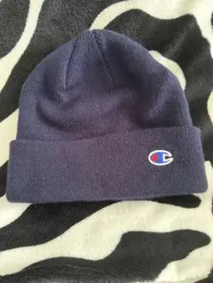 champion チャンピョン ニット帽ネイビー