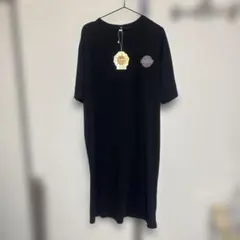 MOTIVER カットソーワンピース ブラック LL