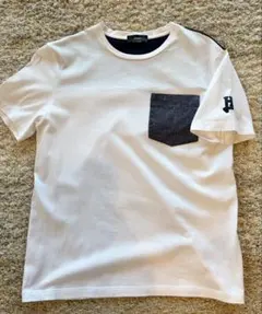 【未使用に近い】HERNO ヘルノ Tシャツ 白青 44 S〜Mのサムネイル
