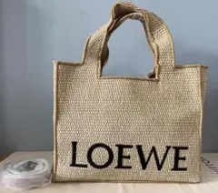 中古品 LOEWE ベージュ トートバッグ