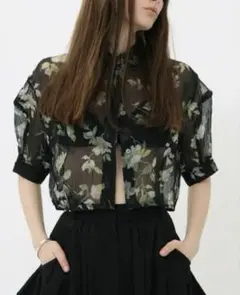 新品値札付き　CLANE　SHEER FLOWER SHORT　サイズ1　黒 新品値札付き CLANE SHEER FLOWER SHORT サイズ1 黒 - メルカリ