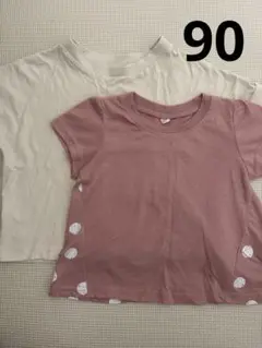 ピンク ベージュ Tシャツセット 90サイズ