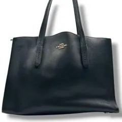 COACH コーチ チャーリーキャリーオール トートバッグ レザー 黒 A4のサムネイル