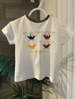 EMPORIO ARMANI 都市名プリント Tシャツ 18M/82CM