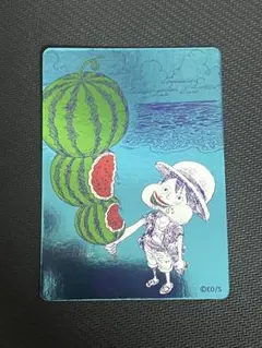 ワンピ ONE PIECE ワンピース ナツコミ 複製サイン入り メタキラカード
