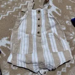 オールドネイビー　3-6m　ストライプ　サロペット　ズボン　春夏