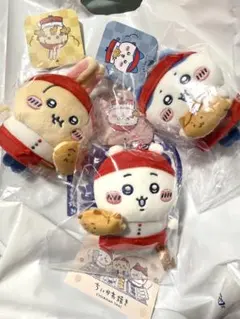 ちいかわ焼き 店員さんなマスコット ハチワレ ちいかわ うさぎ 3点セット
