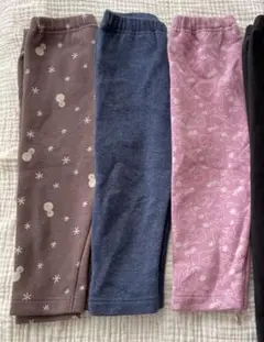 UNIQLO フリースレギンス80 3本セット