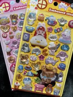 ボンドロ　3Dシール　女の子　食べ物　動物