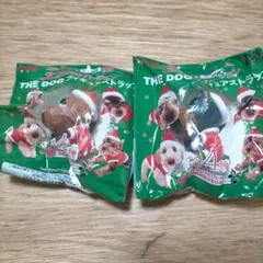THE DOG　 フィギュアストラップ xmasバージョン 2個セット
